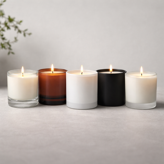 20cl Luxury Glass Candle – Strong Scent Throw (30-40 Hour Burn)