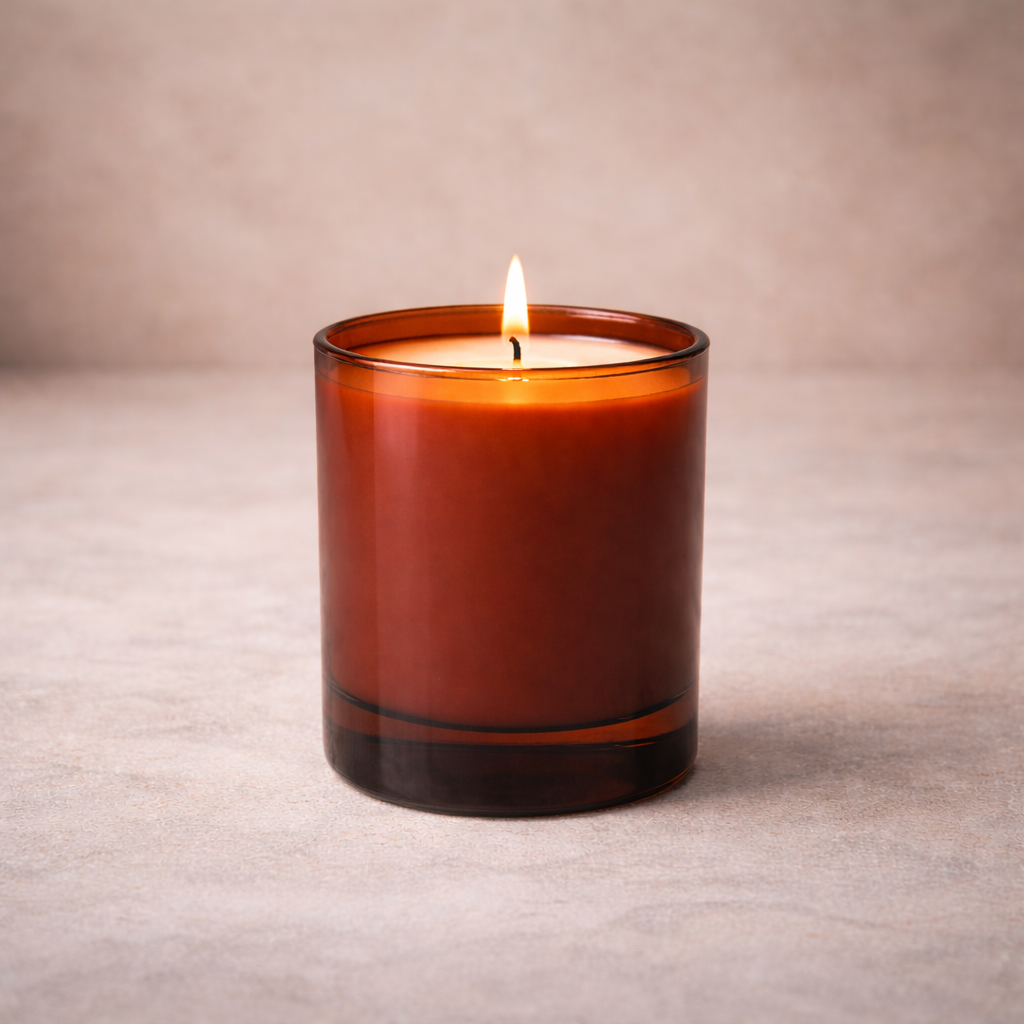 30cl Luxury Glass Candle – Strong Scent Throw (45–60 Hour Burn)
