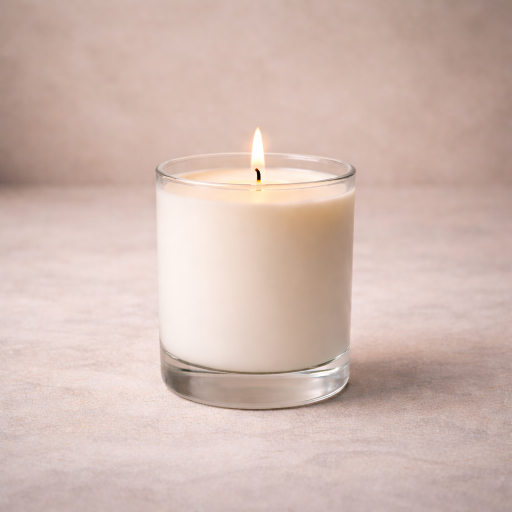 30cl Luxury Glass Candle – Strong Scent Throw (45–60 Hour Burn)