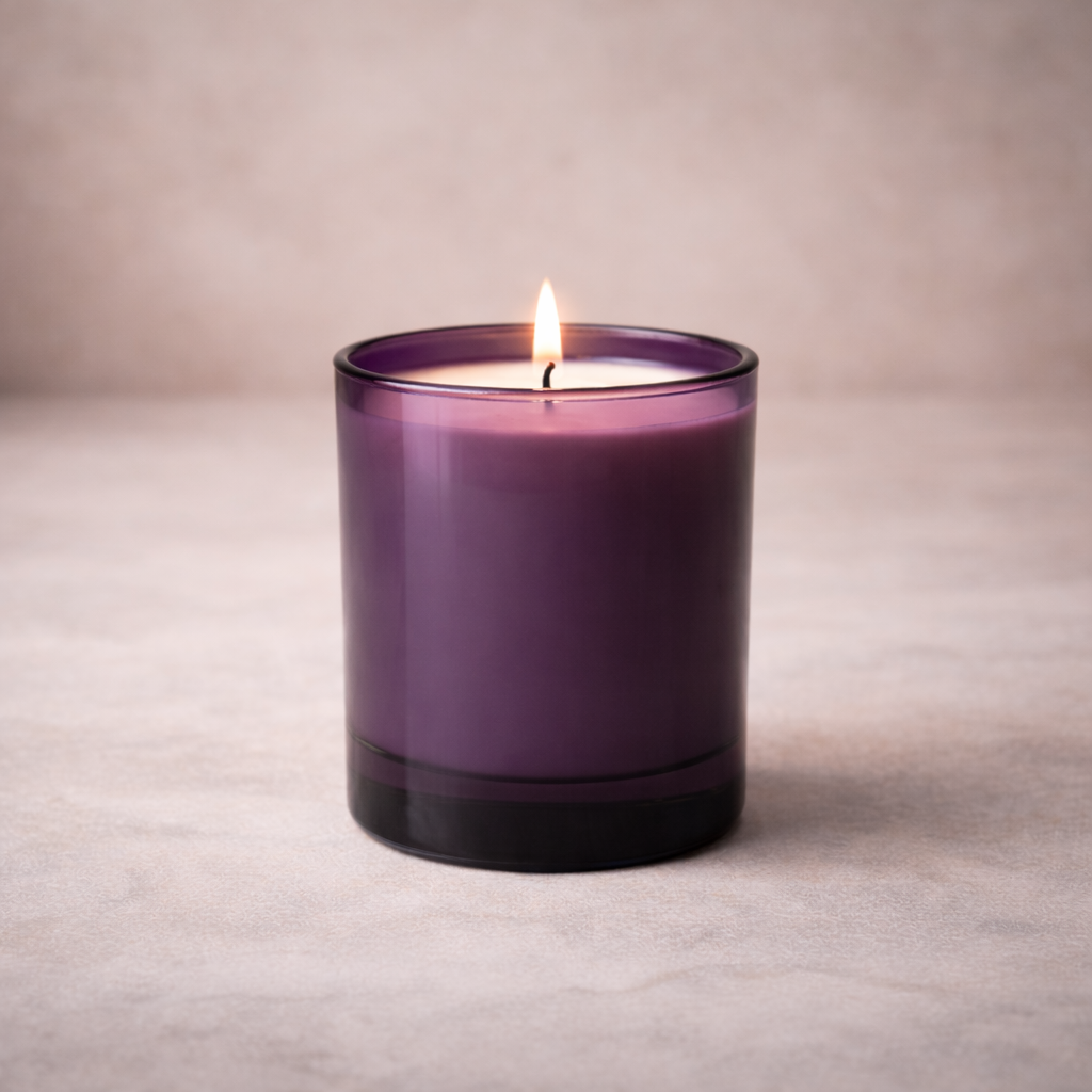 30cl Luxury Glass Candle – Strong Scent Throw (45–60 Hour Burn)