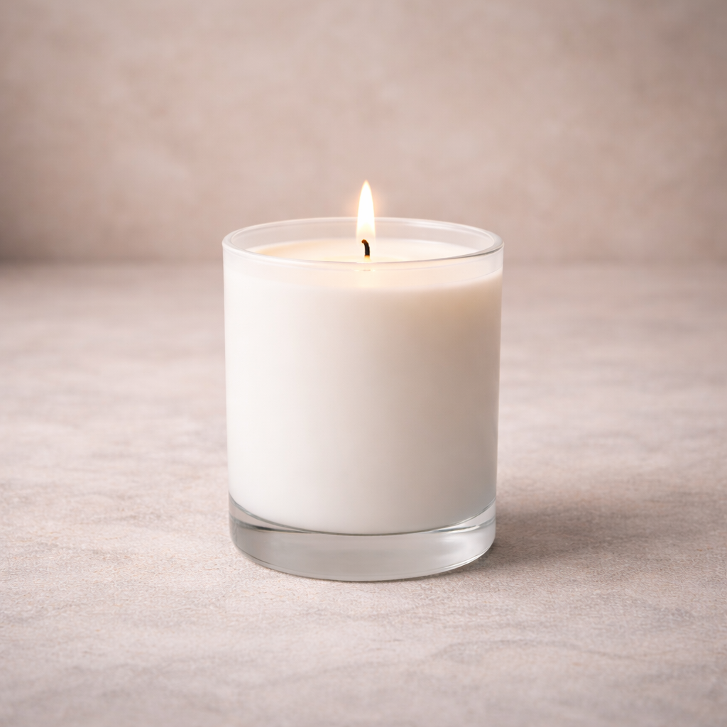 30cl Luxury Glass Candle – Strong Scent Throw (45–60 Hour Burn)